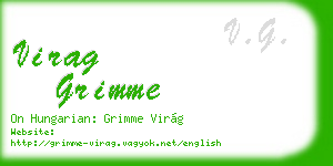 virag grimme business card
